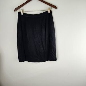 Agb Women's Perfect Little Black Pencil Skirt Size Medium